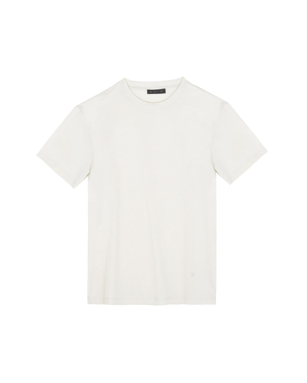 beige cotton jersey t-shirt