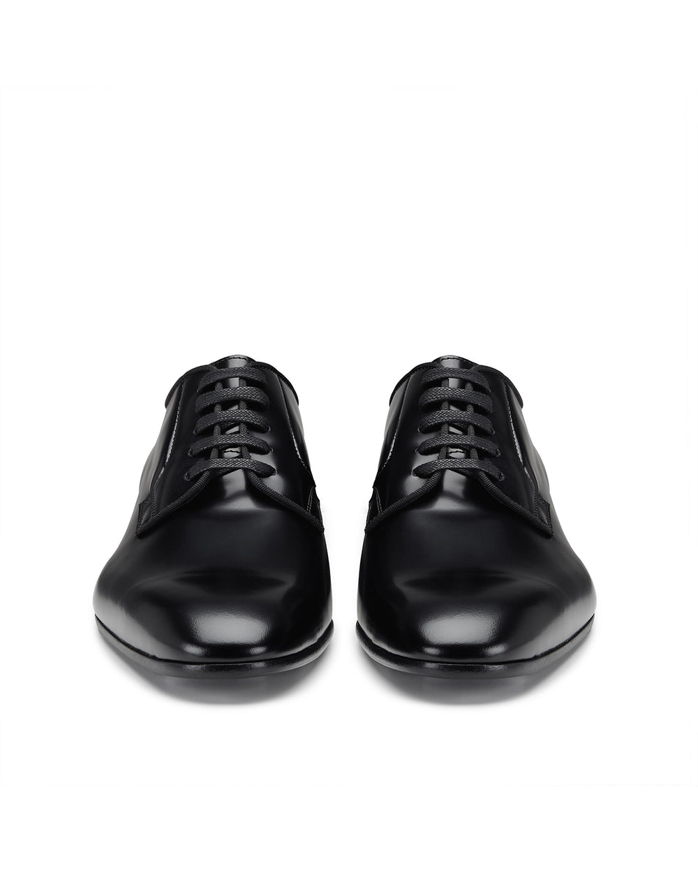 black leather derby