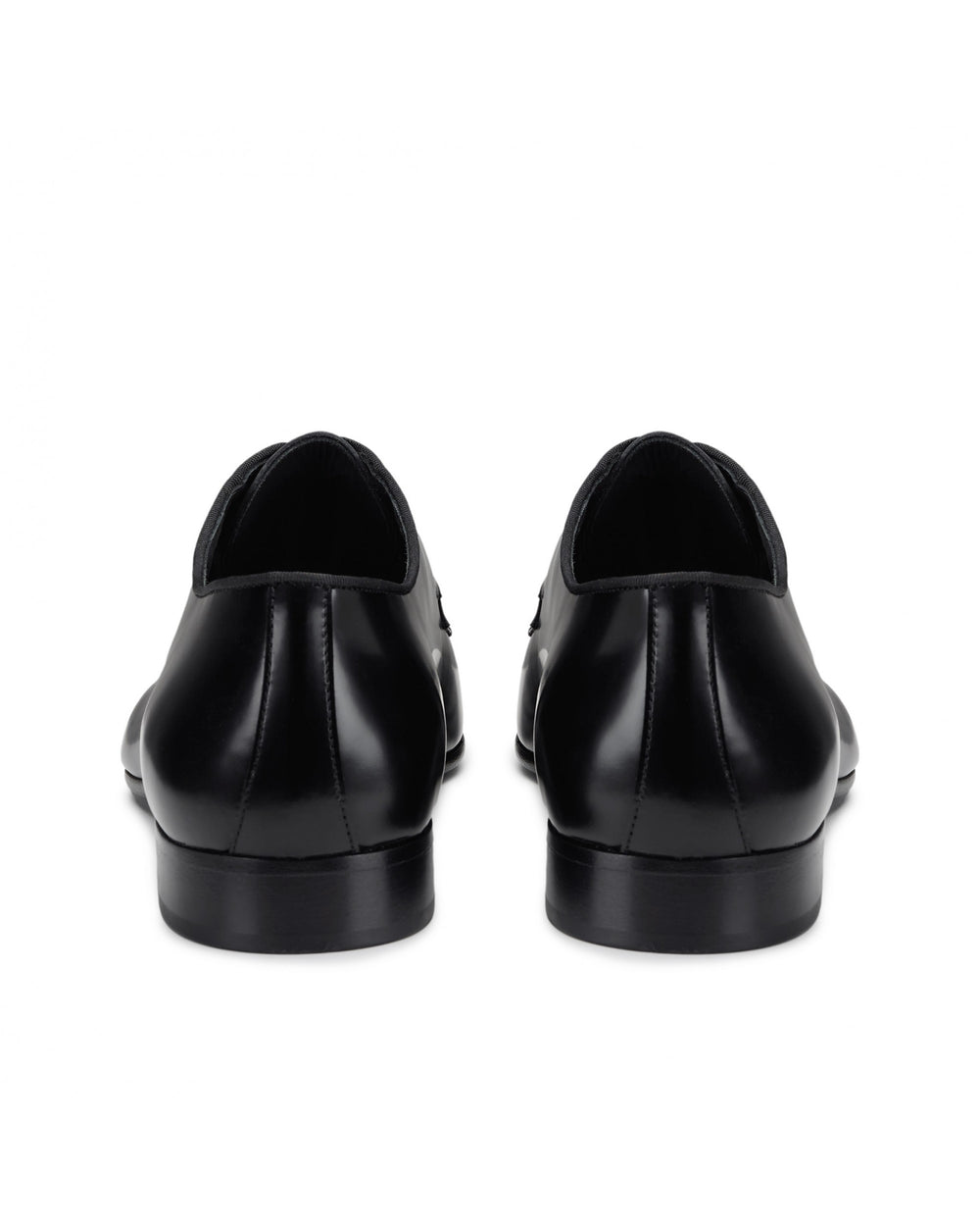 black leather derby