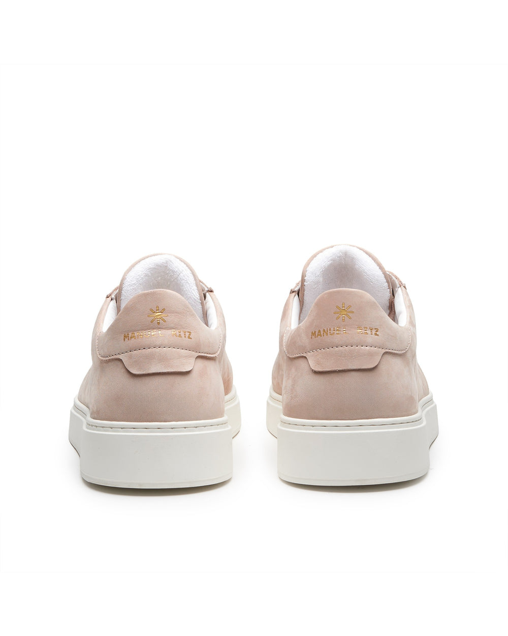 beige nubuck leather sneakers