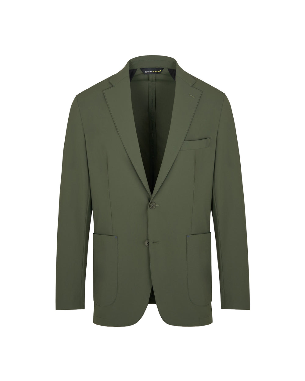 green technical stretch blazer