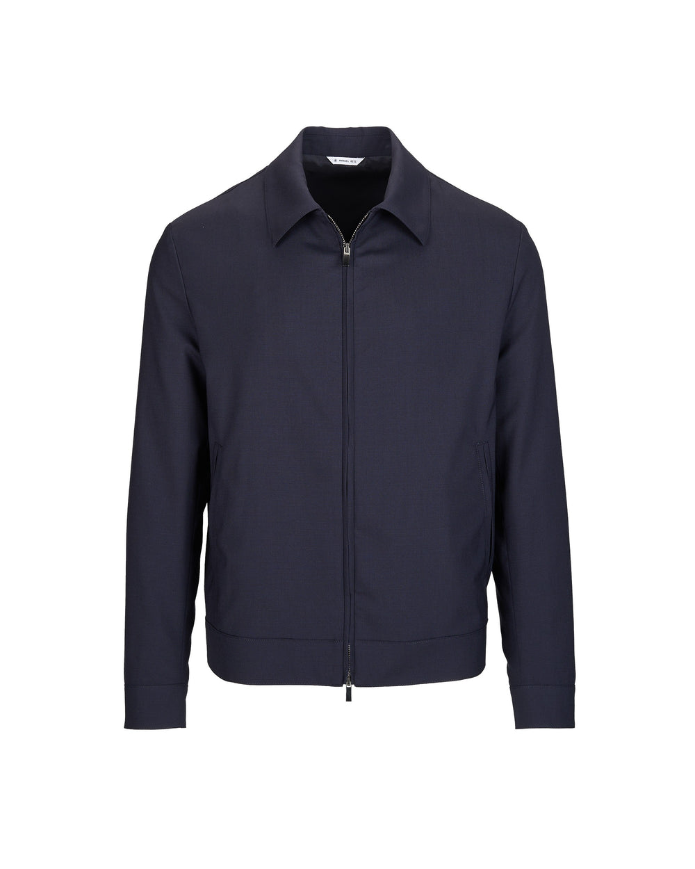 blue cool stretch wool jacket