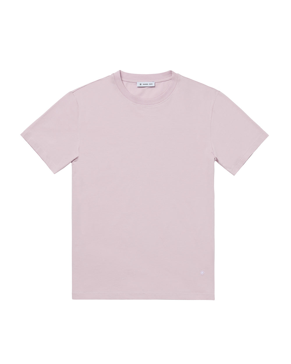 pink stretch cotton jersey t-shirt