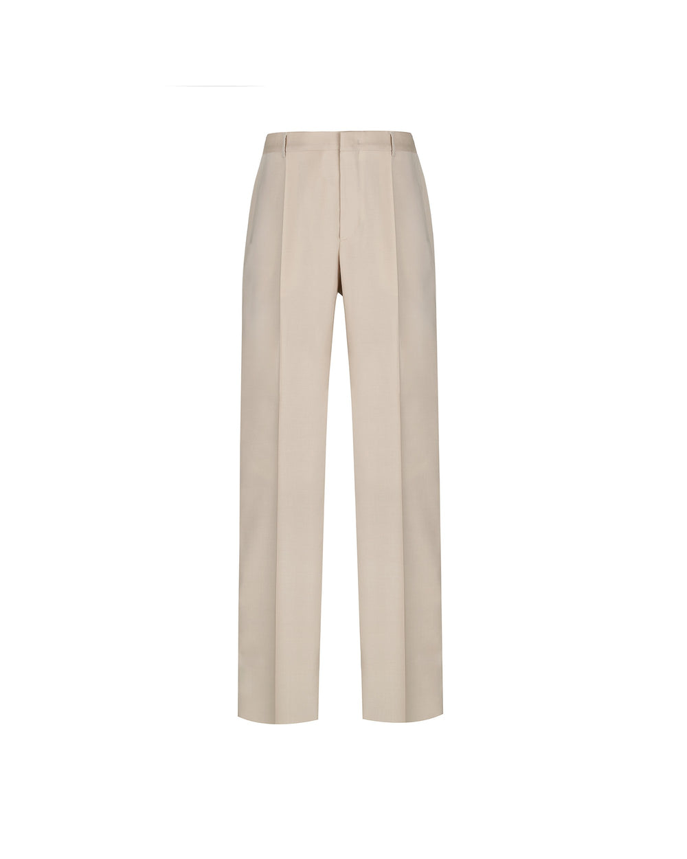 beige relaxed fit cool stretch wool chinos