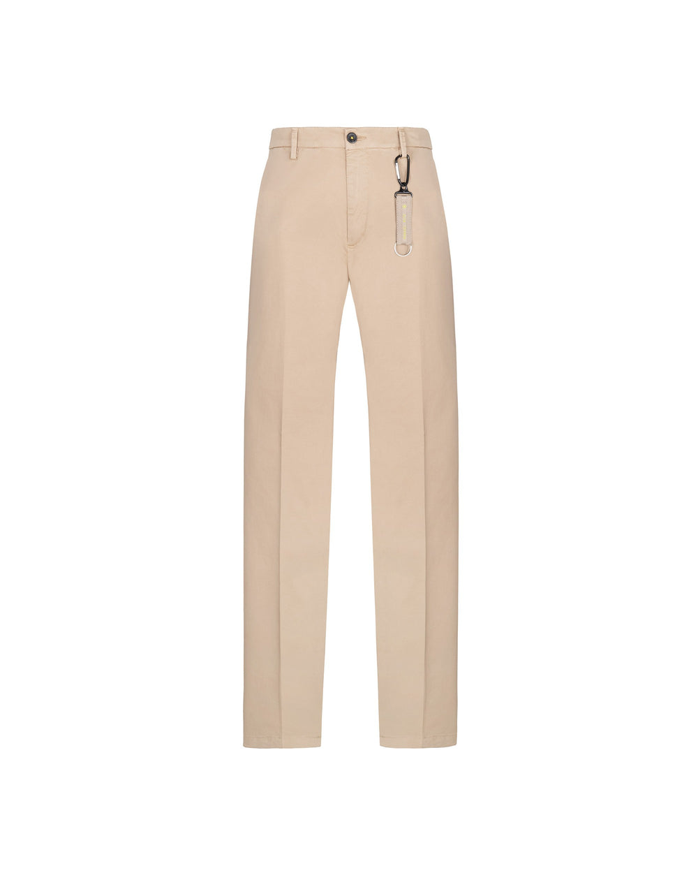 beige stretch cotton satin skinny trousers
