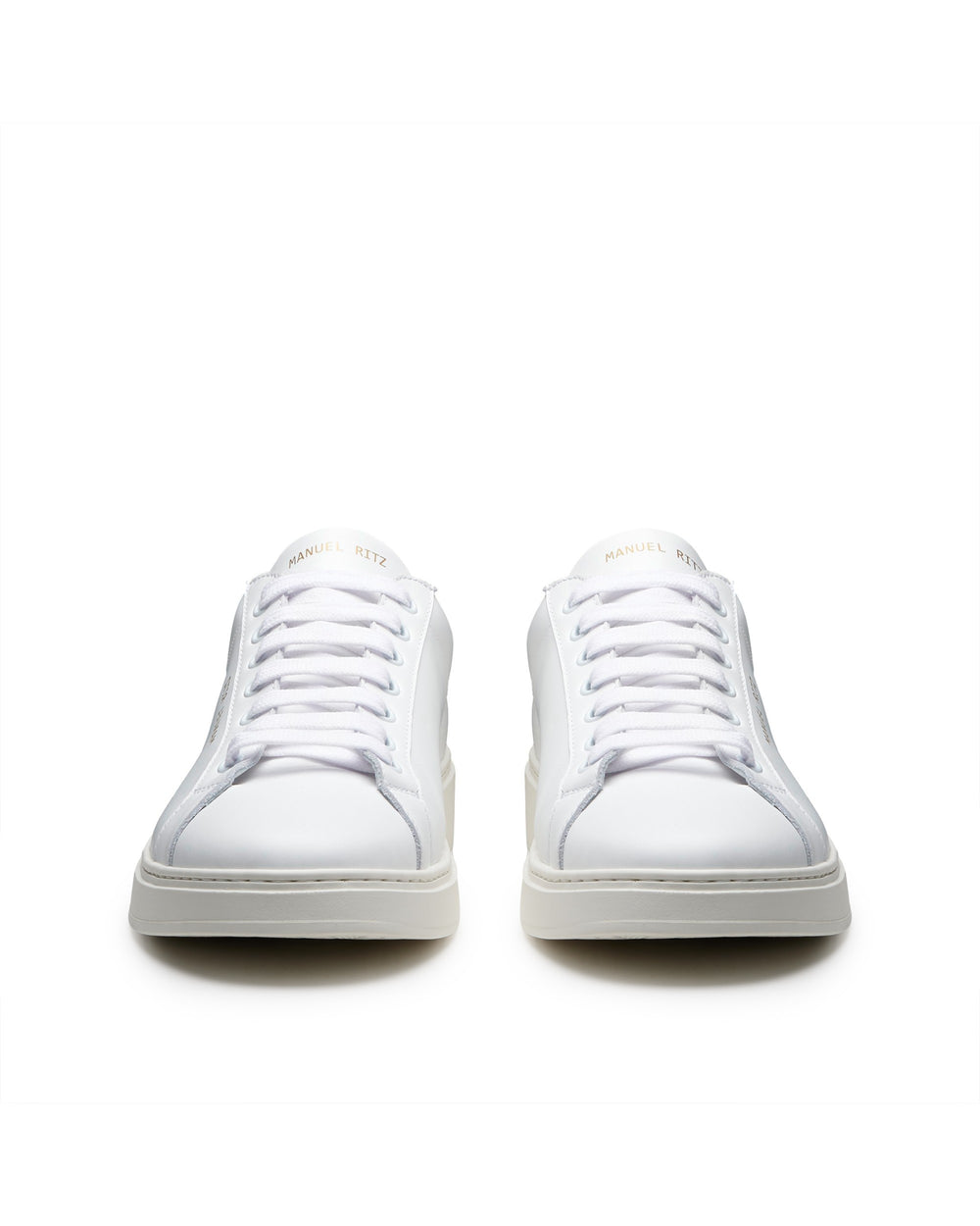 brown leather sneakers