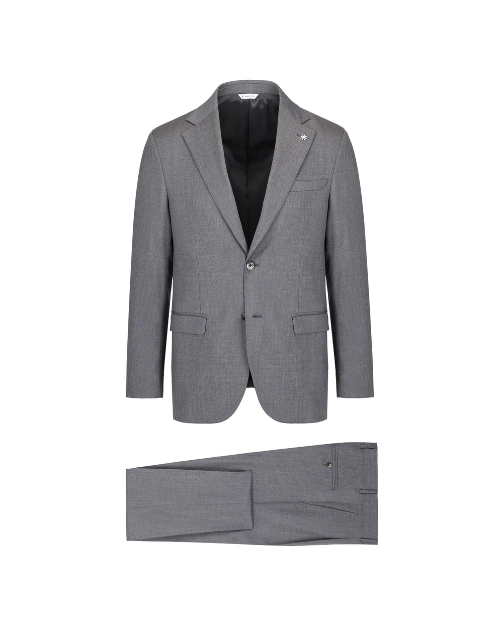 slim fit suit in stretch wool