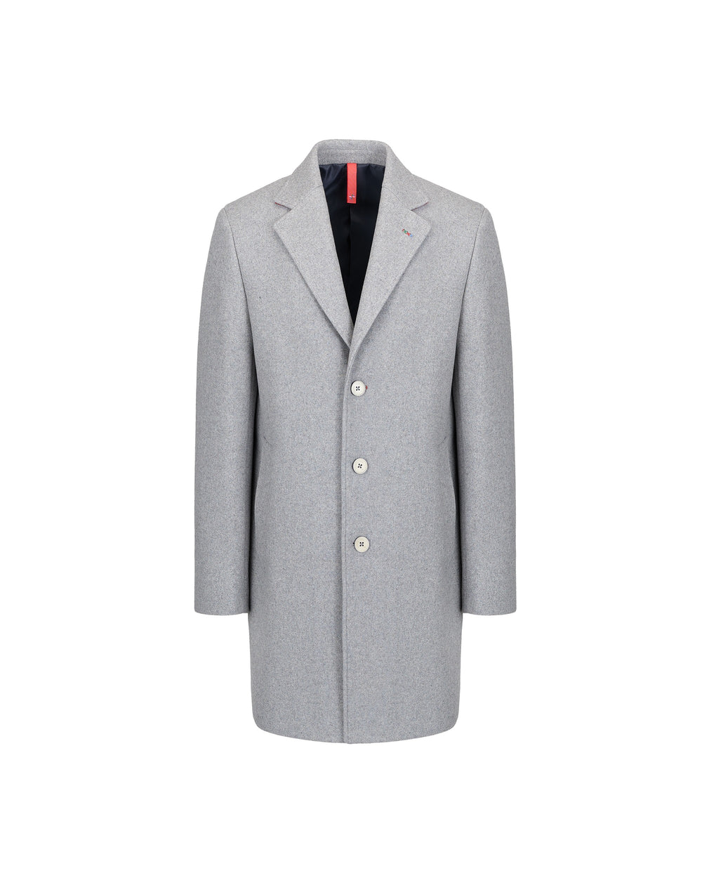 slim fit wool blend coat