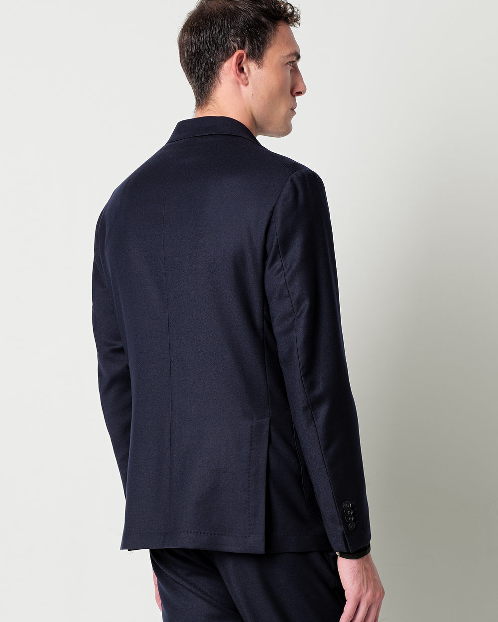 nuvola stretch wool flannel blazer