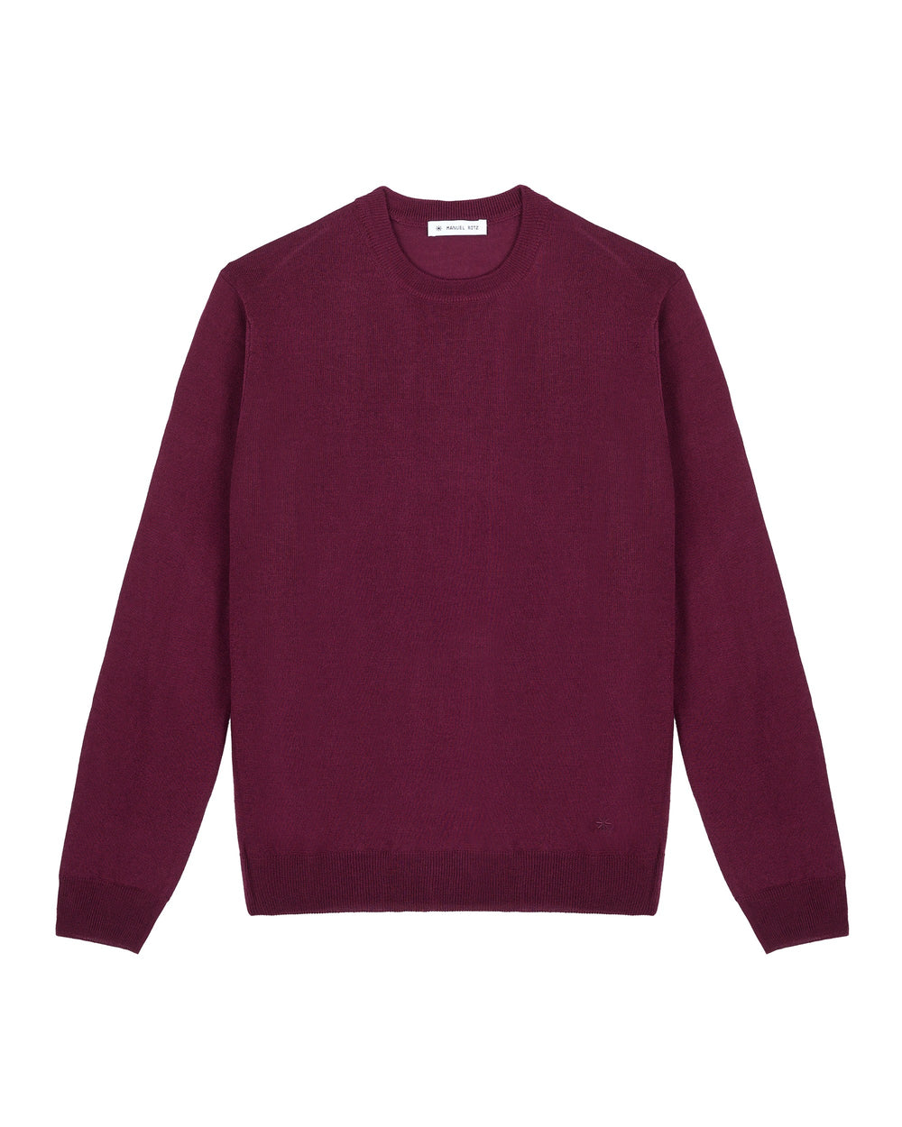 wool blend crew neck jumper