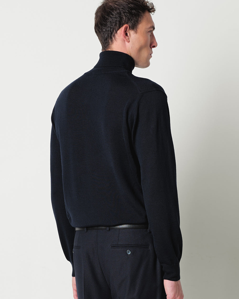 wool blend crew neck jumper