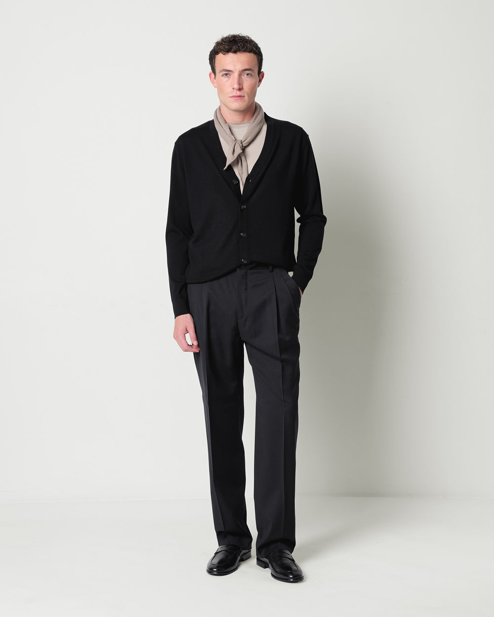 pure wool cardigan