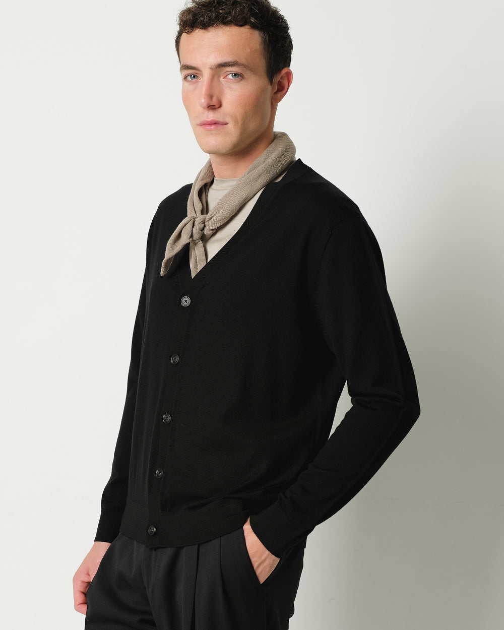 pure wool cardigan