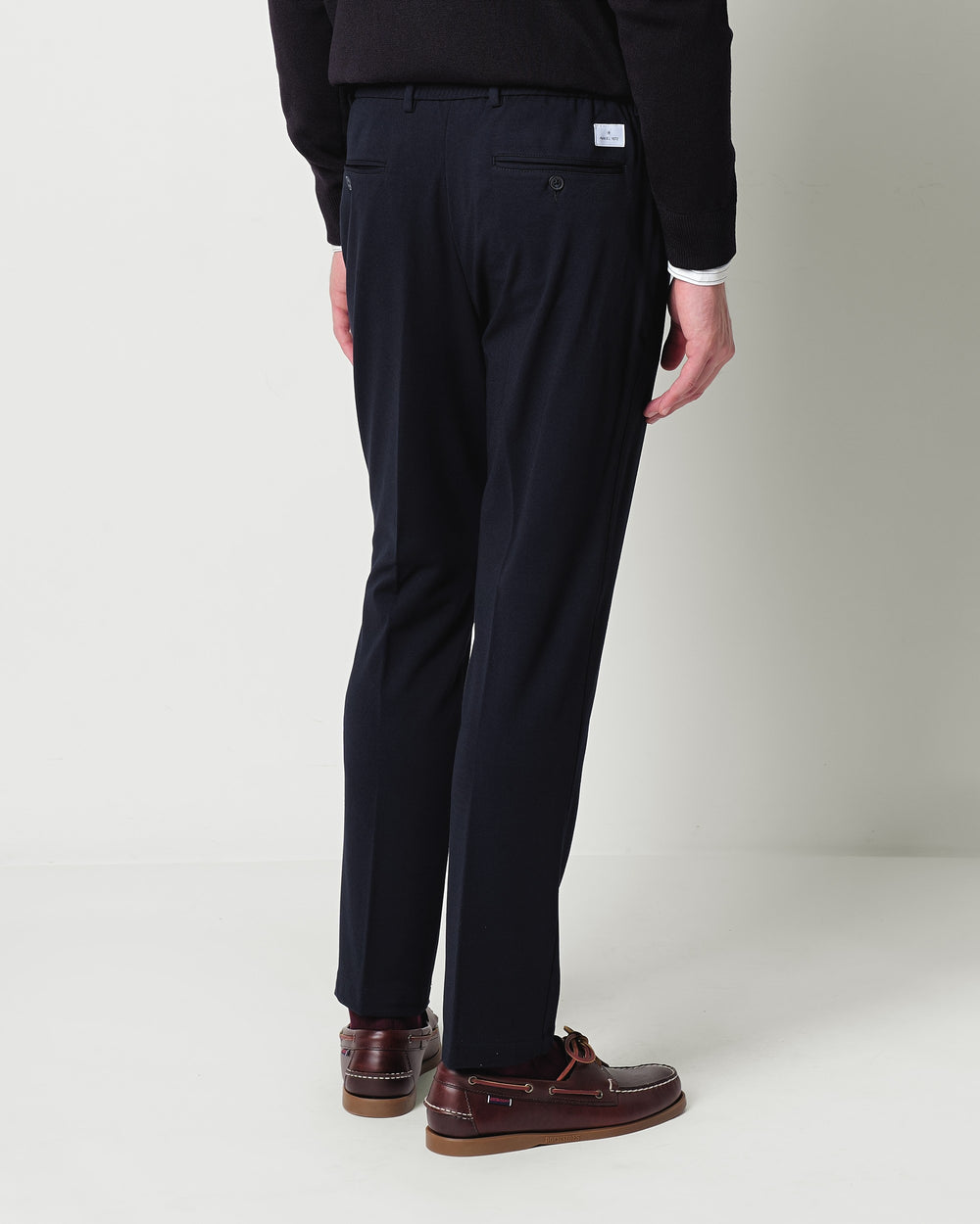 viscose blend twill jersey jogging trousers
