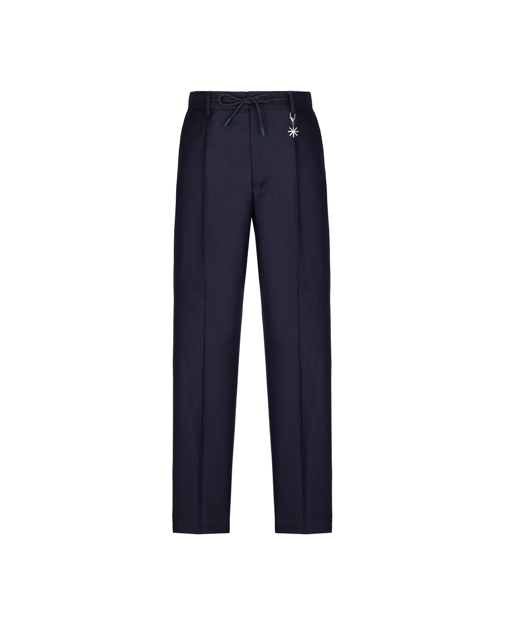 stretch wool flannel jogging trousers
