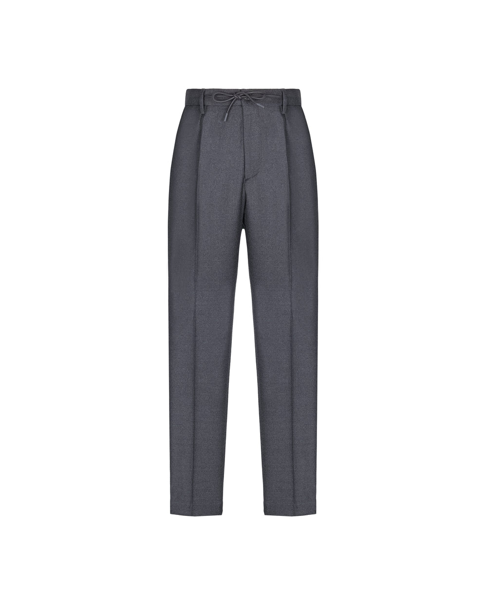 stretch wool flannel jogging trousers
